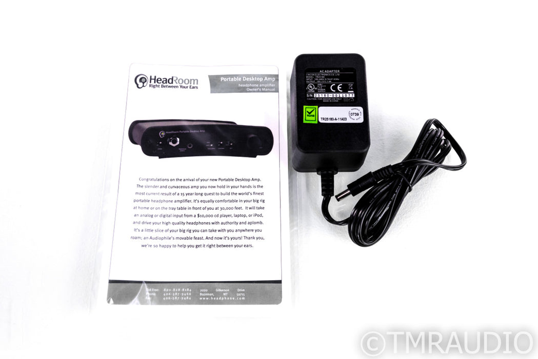 HeadRoom Model 2500 Portable Desktop Headphone Amplifier; Battery Powered