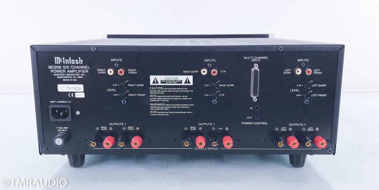 McIntosh MC206 6 Channel Power Amplifier (2/2)