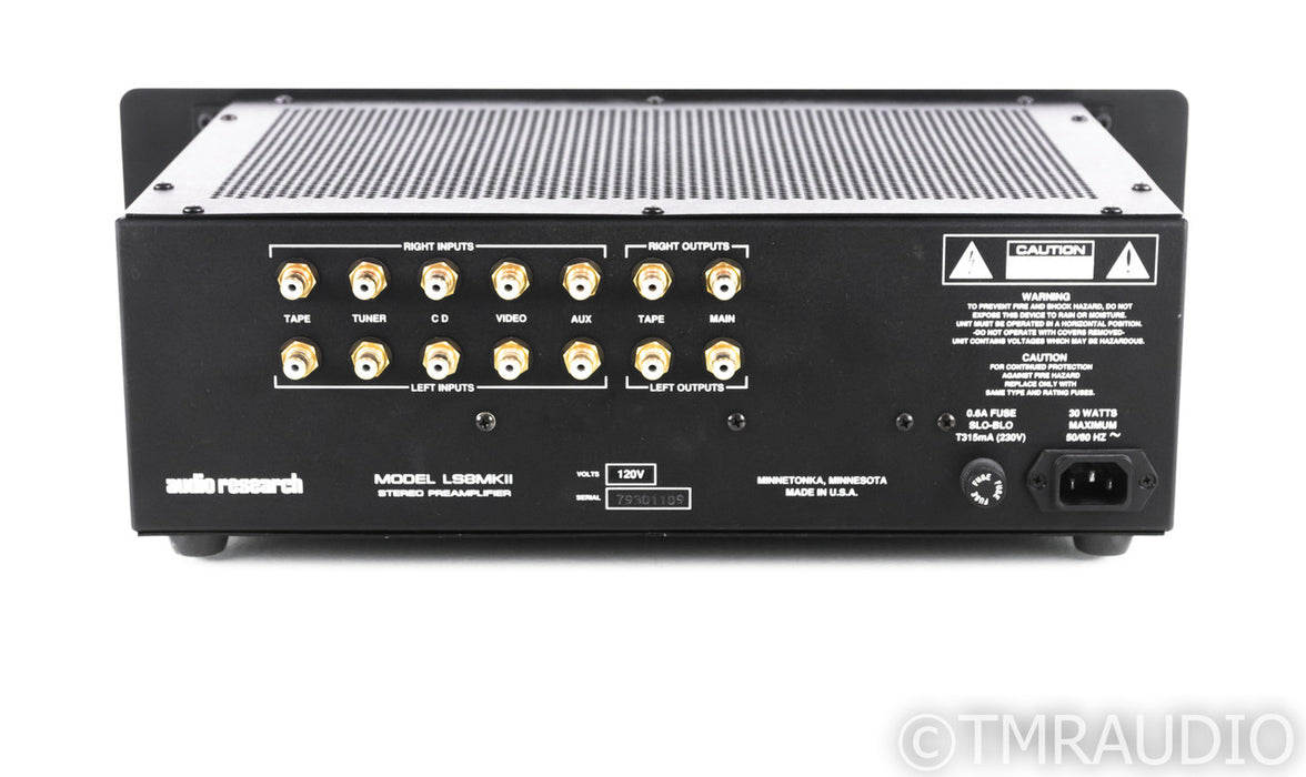 Audio Research LS8 MkII Stereo Tube Preamplifier; LS-8 Mk2 (Upgraded Caps)
