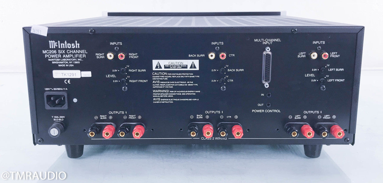 McIntosh MC206 6 Channel Power Amplifier (1/2)