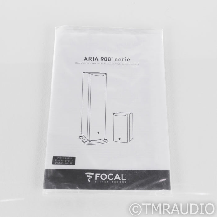 Focal Aria 906 Bookshelf Speakers; Walnut Pair