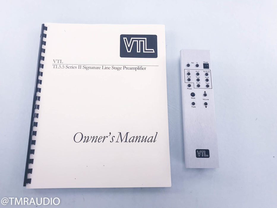VTL TL-5.5 II Stereo Tube Preamplifier