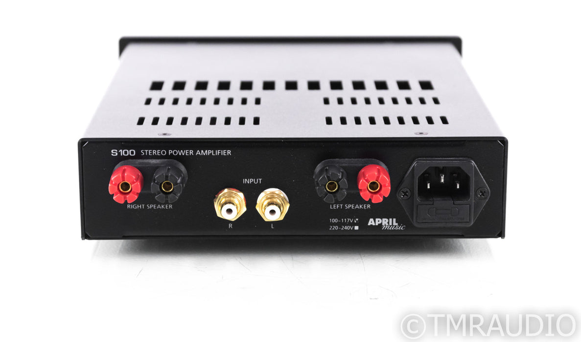 April Music Stello S100 Stereo Power Amplifier; S-100