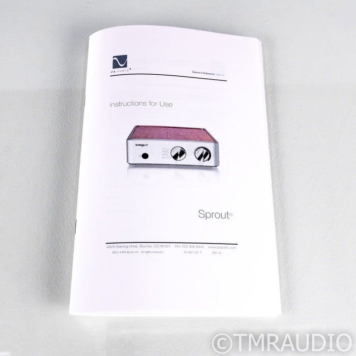 PS Audio Sprout Integrated Amplifier; Bluetooth; MM Phono; Warranty
