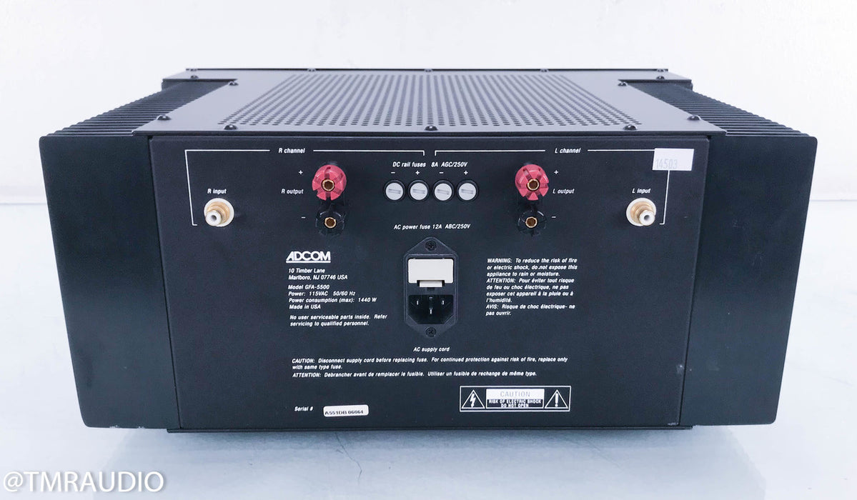 Adcom GFA 5500 Stereo Power Amplifier