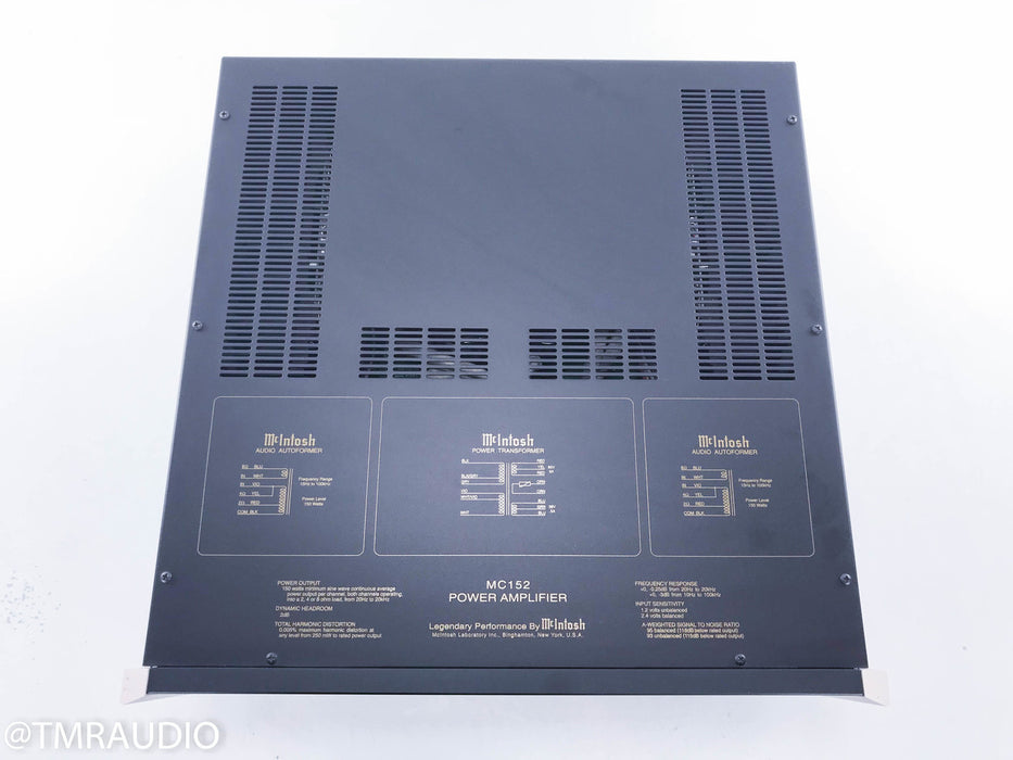 McIntosh MC152 Stereo Power Amplifier