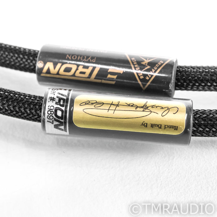 Shunyata Research Python XLR Cables; Zitron; 1m Pair Balanced Interconnects