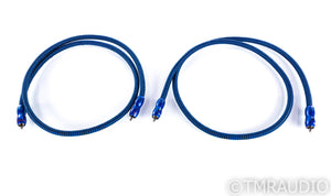 AudioQuest Diamondback RCA Cables; 1m Pair Interconnects