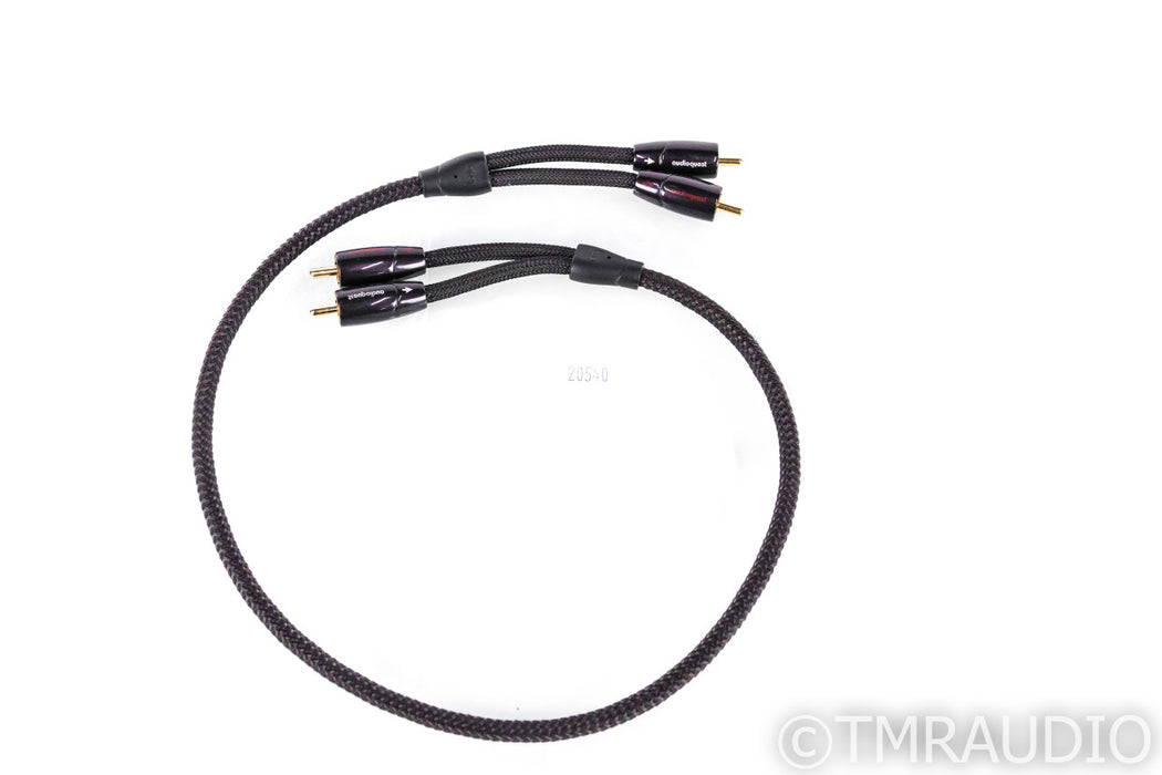AudioQuest Big Sur RCA Cables; 2ft Pair Interconnects