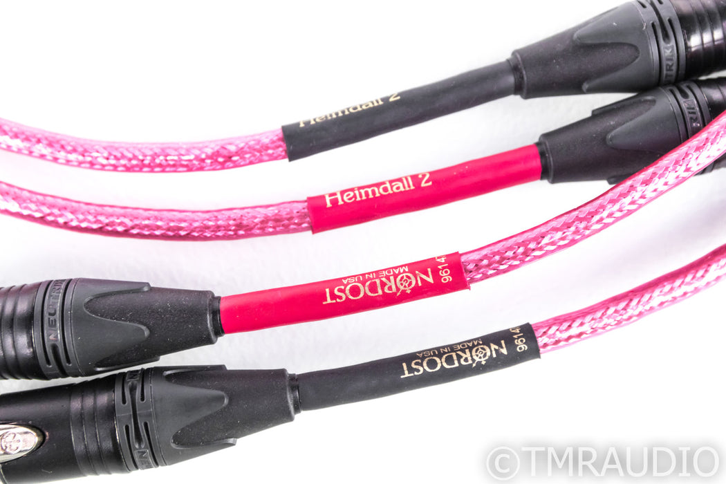 Nordost Norse 2 Heimdall 2 XLR Cables; 1m Pair Balanced Interconnects