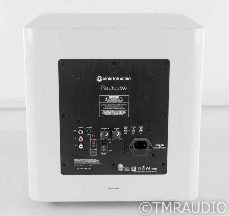 Monitor Audio Radius 390 10" Powered Subwoofer; Satin White