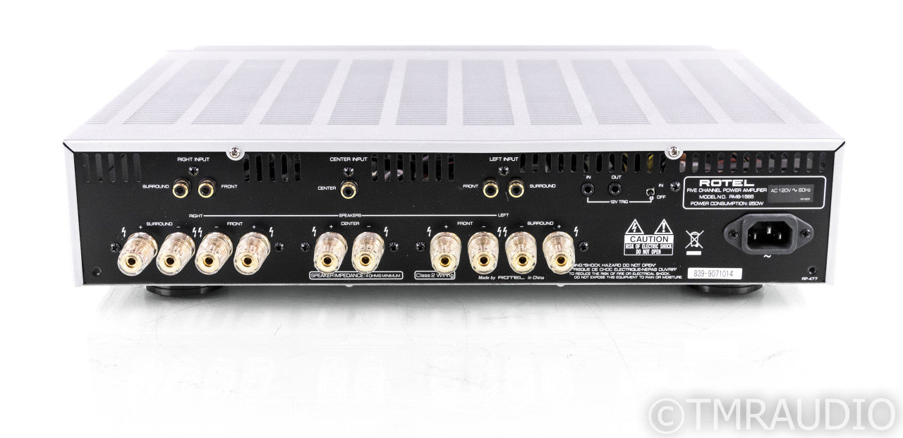 Rotel RMB-1565 5 Channel Power Amplifier; RMB1565