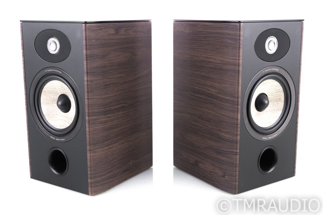 Focal Aria 906 Bookshelf Speakers; Walnut Pair