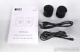 KEF X300A Wireless Bookshelf Speakers; Gunmetal Pair; AS-IS (Left Speaker Out)