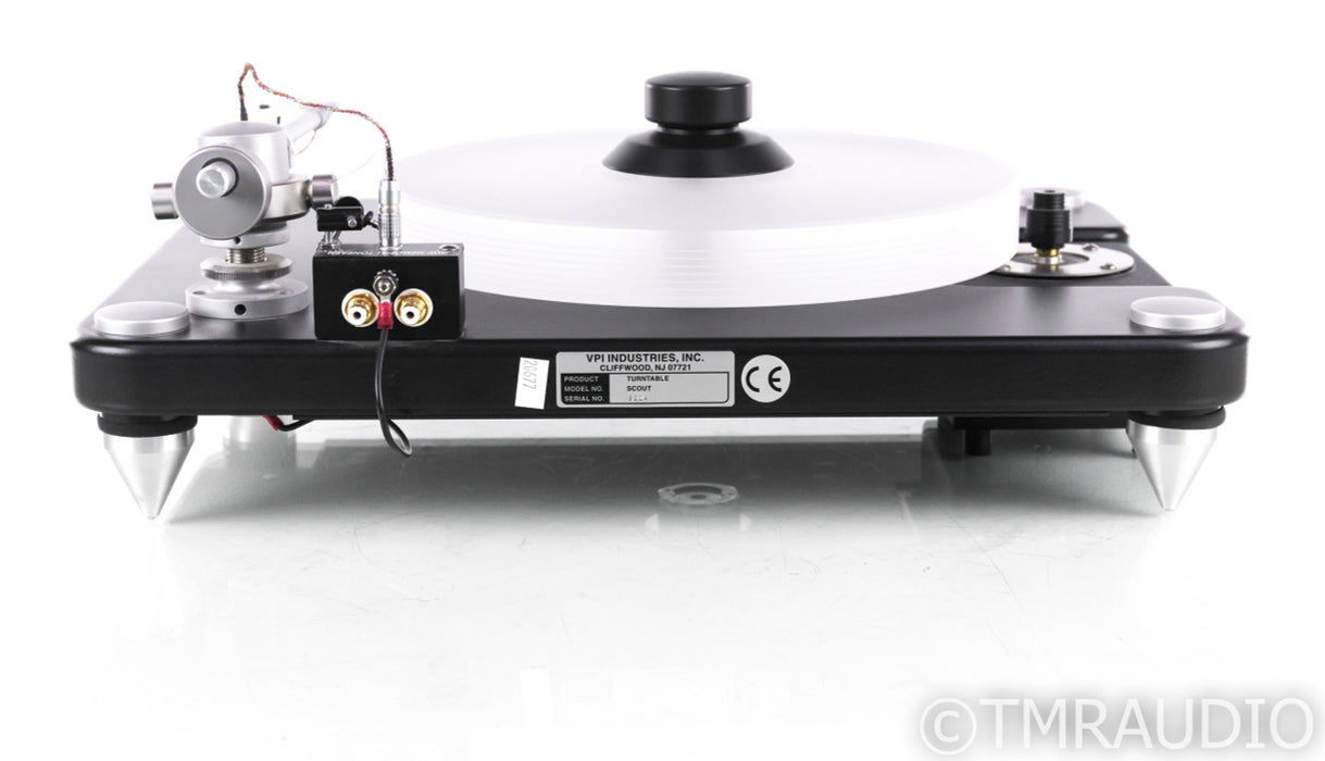 VPI Scout Turntable; JMW Memorial 9" Tonearm; Black (No Cartridge)