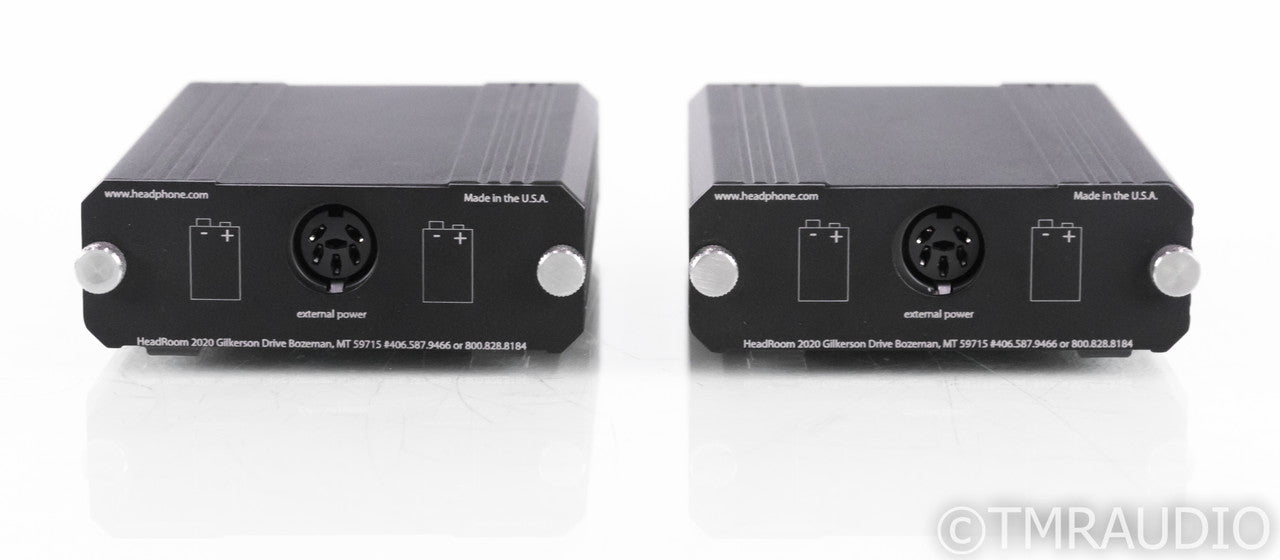 HeadRoom Coda & Overture Headphone Amplifier / DAC; Battery Powered