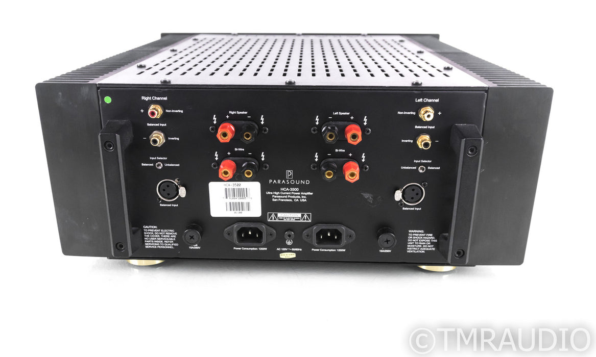 Parasound HCA-3500 Dual Mono High Current Power Amplifier; HCA3500