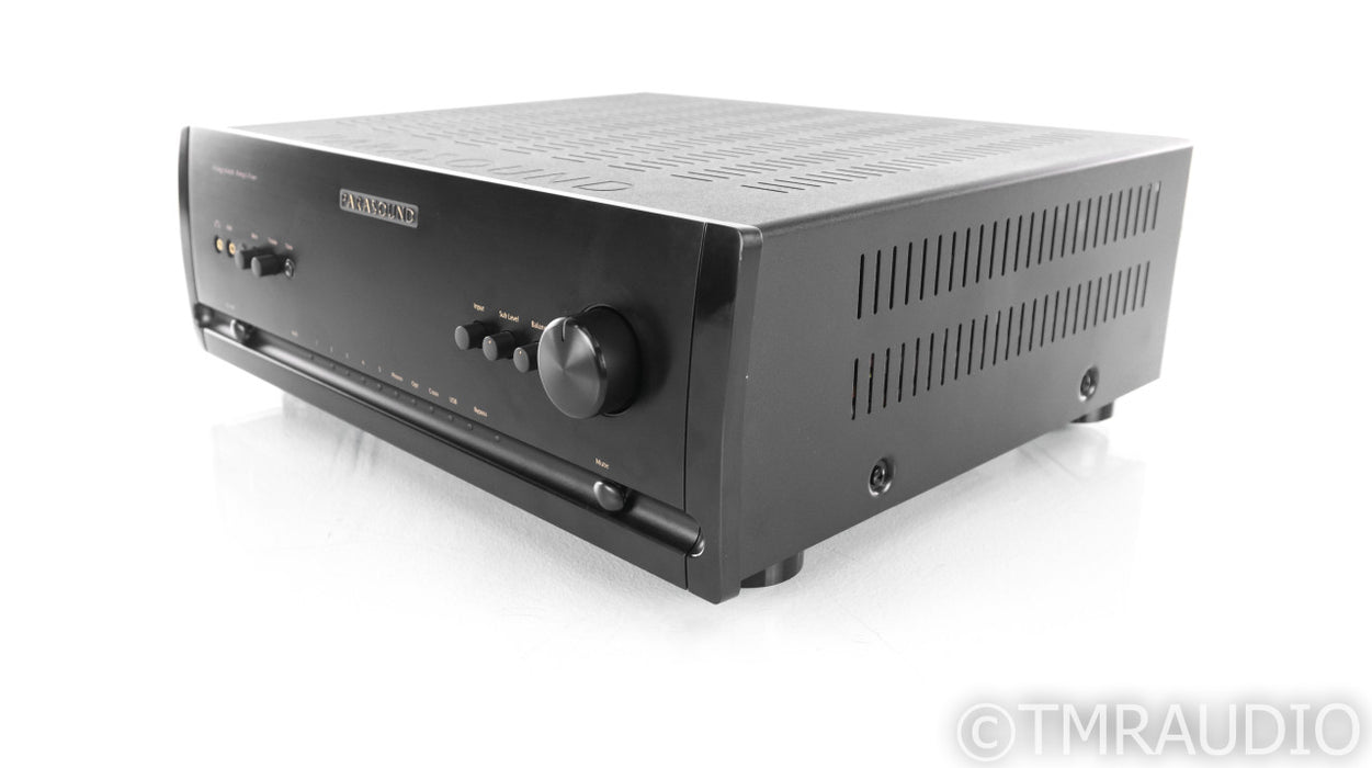 Parasound Halo Integrated 2.1 Channel Amplifier; Black; Remote; MM / MC Phono