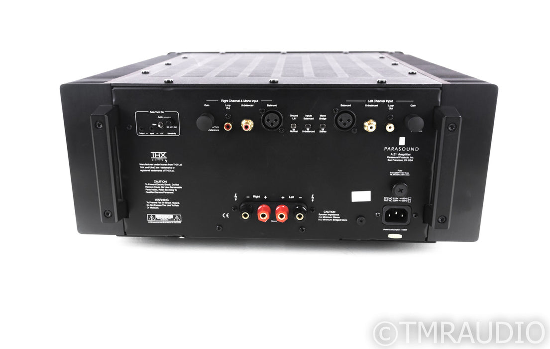 Parasound Halo A21 Stereo Power Amplifier; A-21 (1/0)