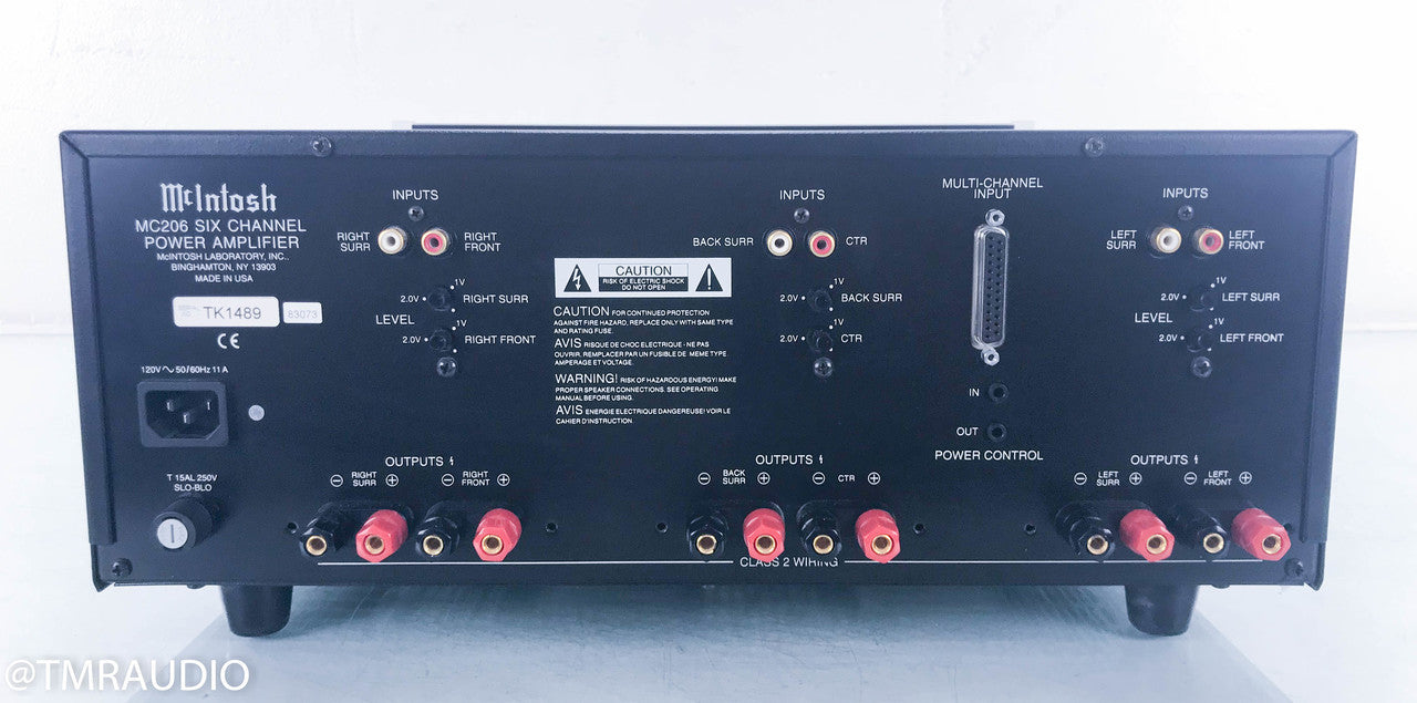 McIntosh MC206 6 Channel Power Amplifier
