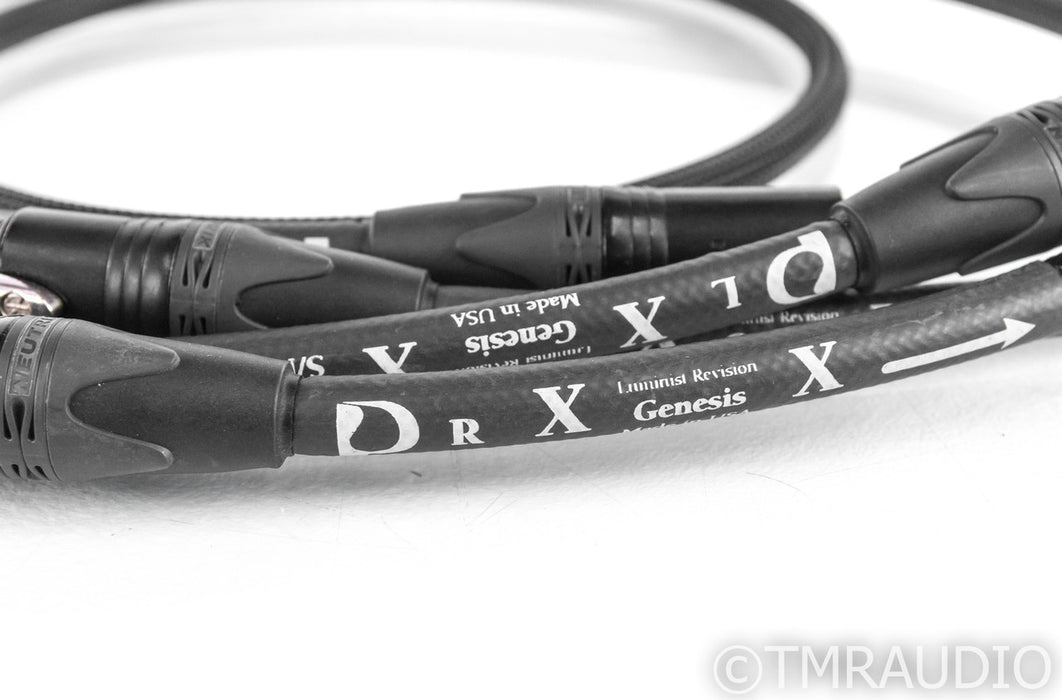 Purist Audio Genesis XLR Cables Luminist Revision; 1.5m Pair Interconnects