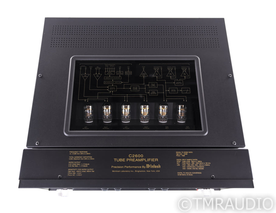 McIntosh C2600 Stereo Tube Preamplifier; C-2600; Remote (Demo) (1/0)