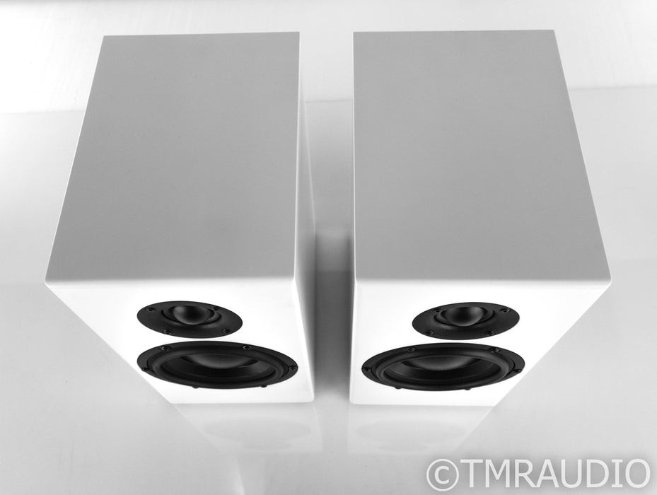 Totem Sky Bookshelf Speakers; Satin White Pair