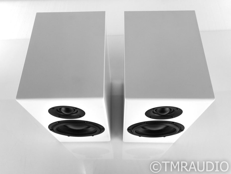 Totem Sky Bookshelf Speakers; Satin White Pair