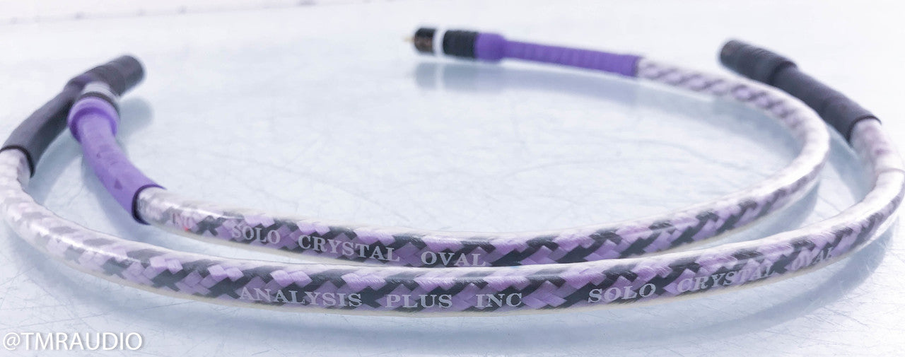 Analysis Plus Solo Crystal Oval RCA Cables