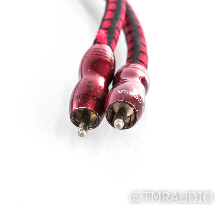 AudioQuest King Cobra RCA Cables; 1m Pair Interconnects