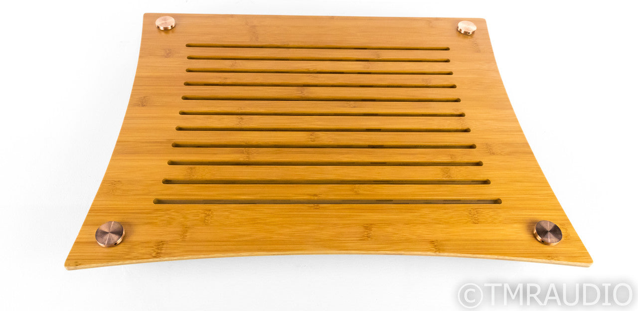 Quadraspire SVT Component Stand; Amp Stand; Bamboo; Bronze Upgrade