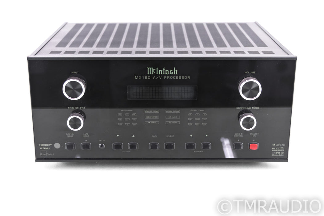 McIntosh MX160 11.1 Channel Home Theater Processor; 4K UHD; Dolby Atmos; Auro 3D