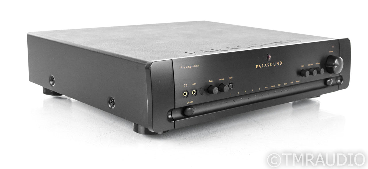 Parasound P5 Stereo Preamplifier; P-5; Remote