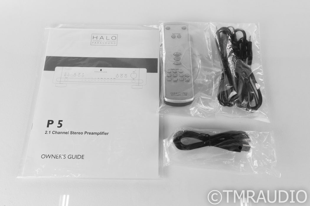 Parasound P5 Stereo Preamplifier; P-5; Remote