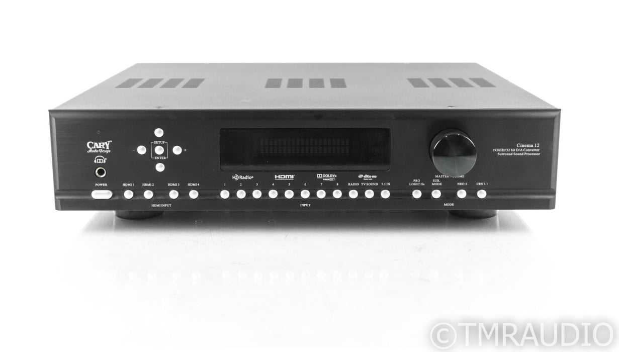 Cary Audio Cinema 12 HD 7.1 Channel Home Theater Processor; C12 HD