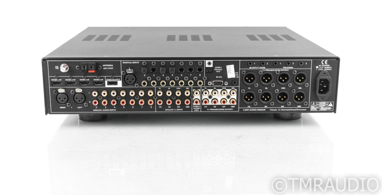 Cary Audio Cinema 12 HD 7.1 Channel Home Theater Processor; C12 HD
