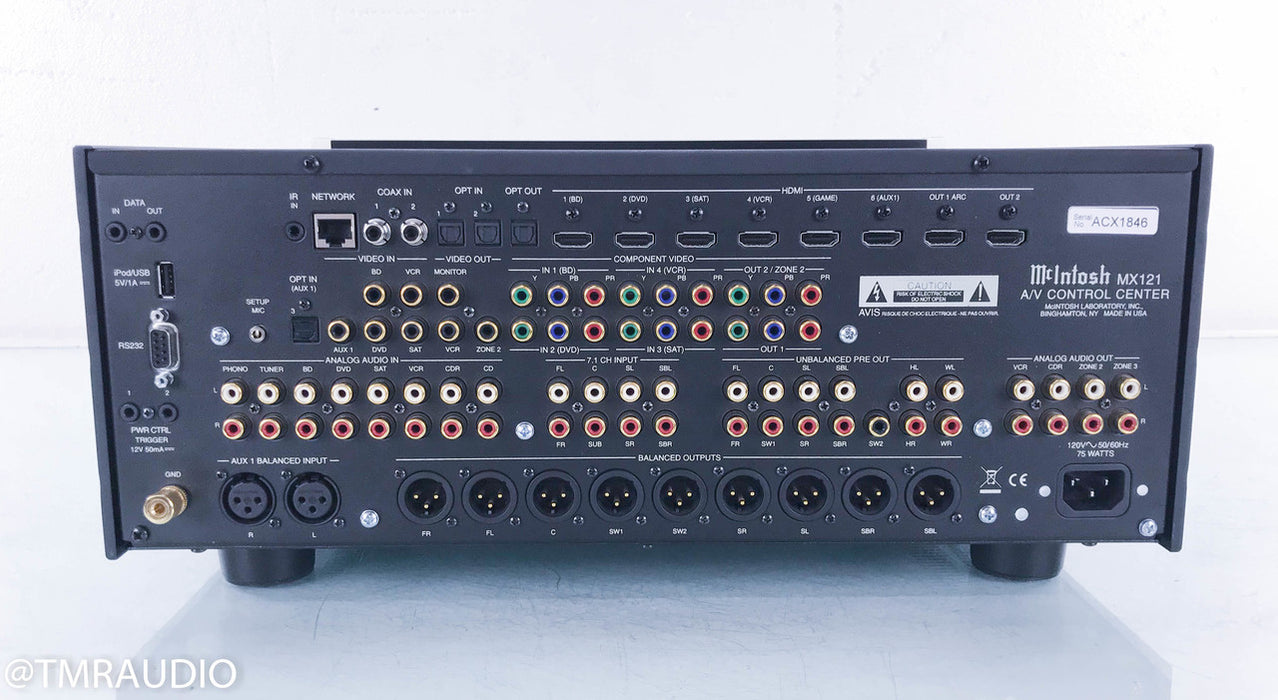 McIntosh MX121 7.1 Channel Home Theater Processor