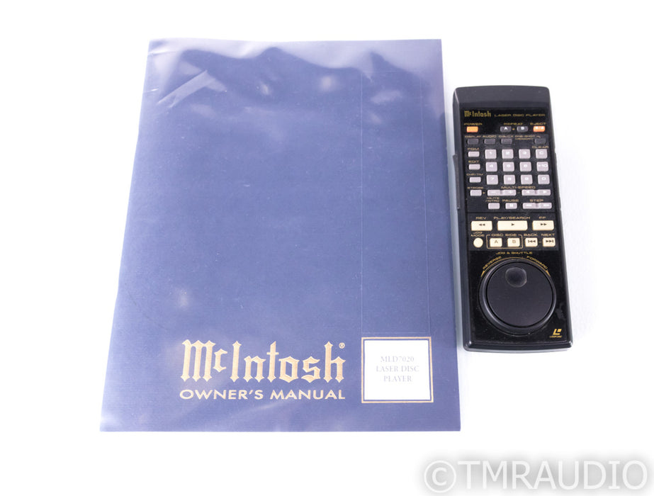 McIntosh MLD7020 Laser Disc / CD Player; MLD-7020; Remote
