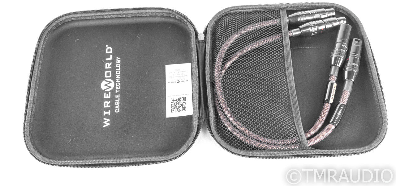 WireWorld Eclipse 6 XLR Cables; 0.5m Pair Balanced Interconnects
