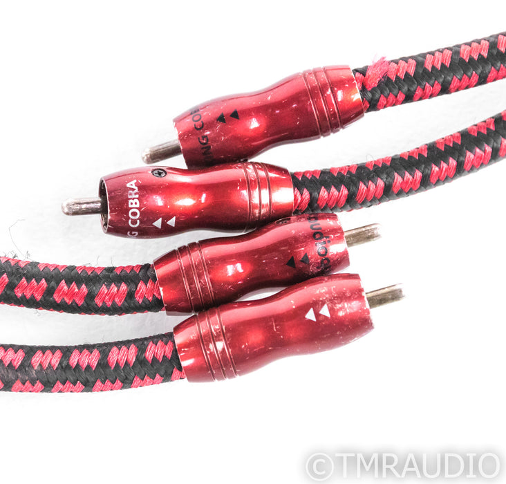 AudioQuest King Cobra RCA Cables; 1m Pair Interconnects