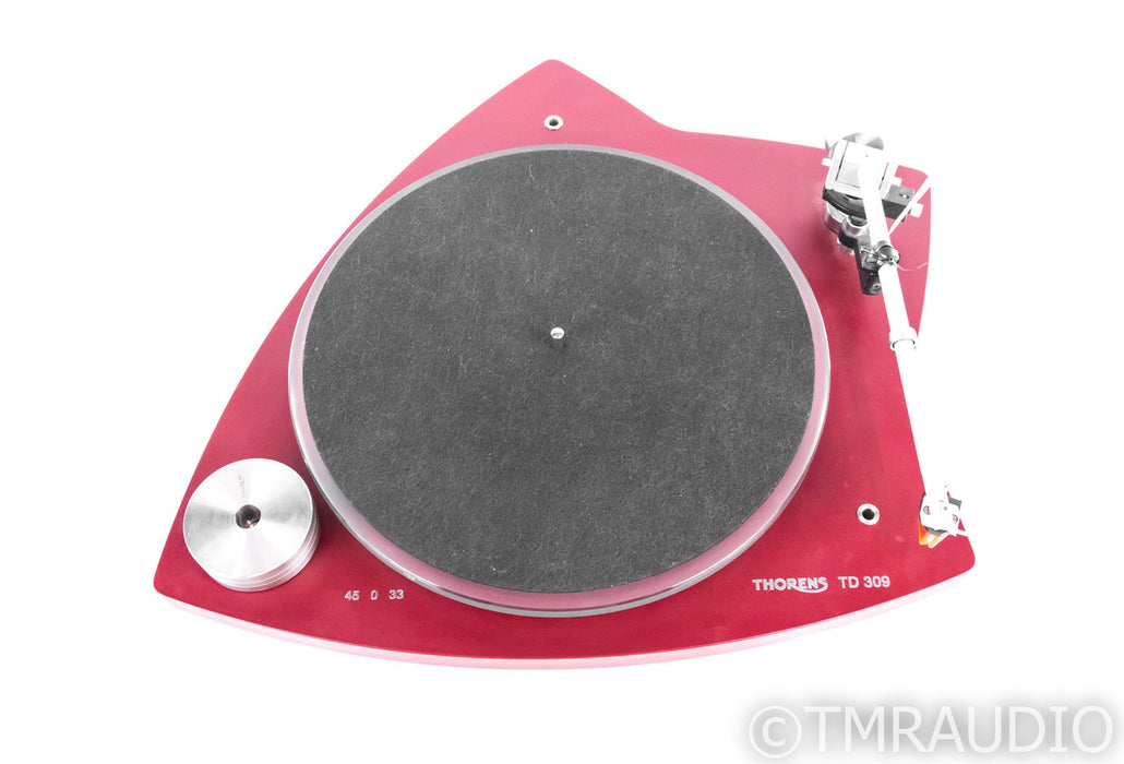 Thorens TD 309 Belt Drive Turntable; TD309; Ortofon 2M Bronze; Dustcover
