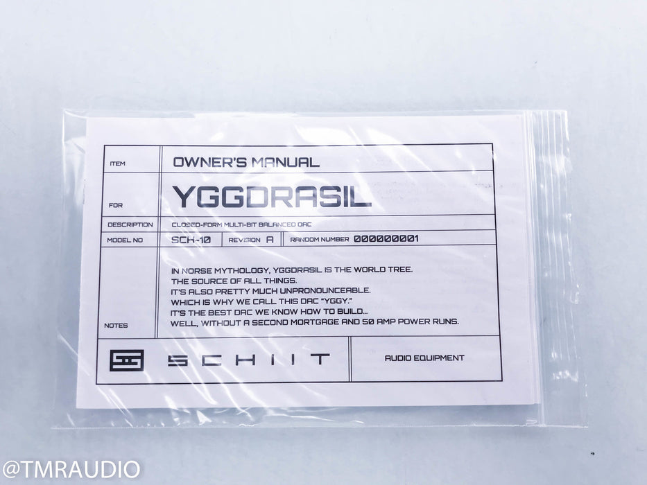 Schiit Yggdrasil Multibit DAC