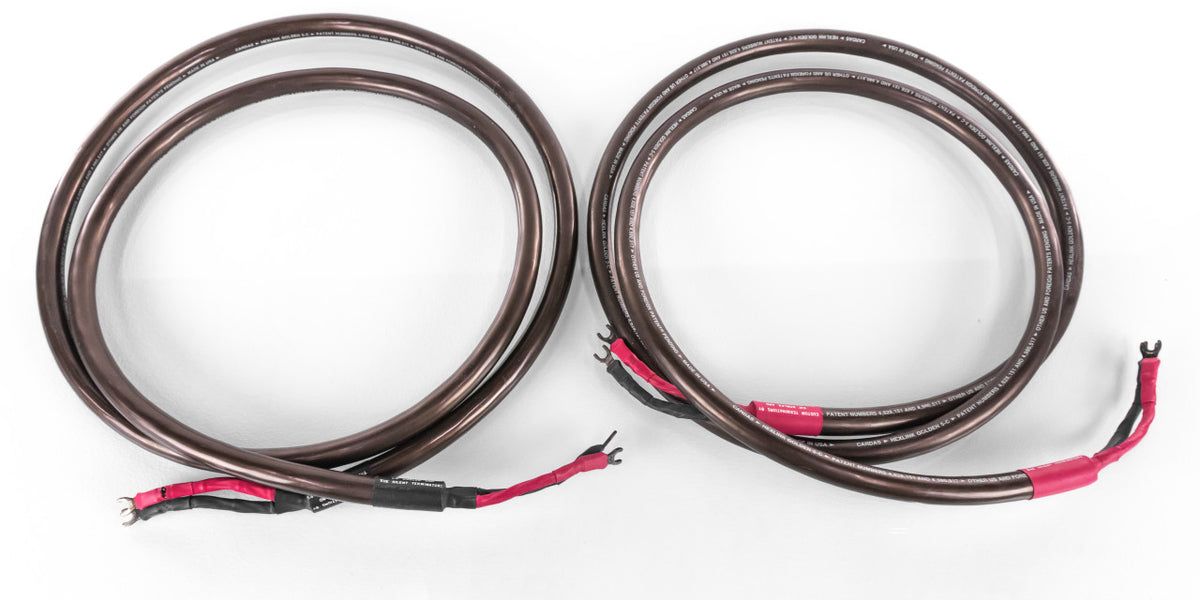 Cardas Hexlink Golden 5-C Speaker Cables; 2.5m Pair — The Music Room