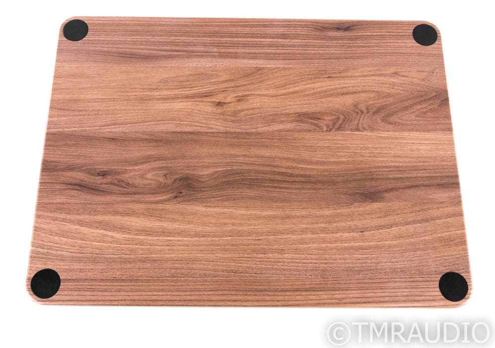 Solidsteel S3-A Audio Base Amplifier Stand; Single; Walnut