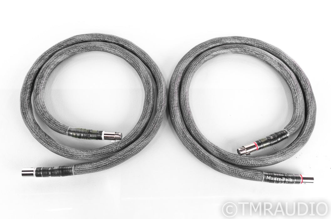 MasterBuilt Signature XLR Cables; 6ft Pair Interconnects