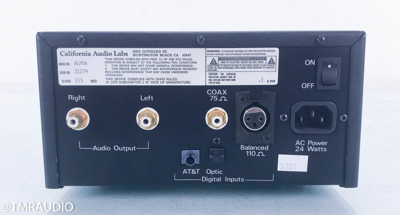 California Audio Labs Alpha Tube DAC