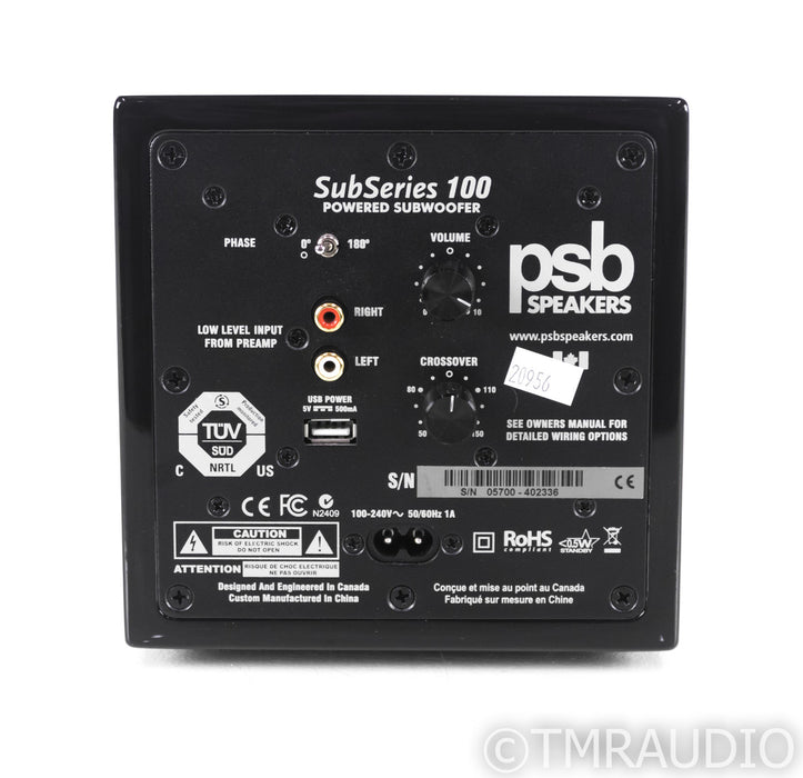 PSB SubSeries 100 5.25" Compact Powered Subwoofer
