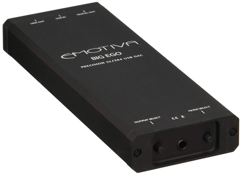 Emotiva Big Ego USB DAC; 32-bit / 384kHz D/A Converter (New)