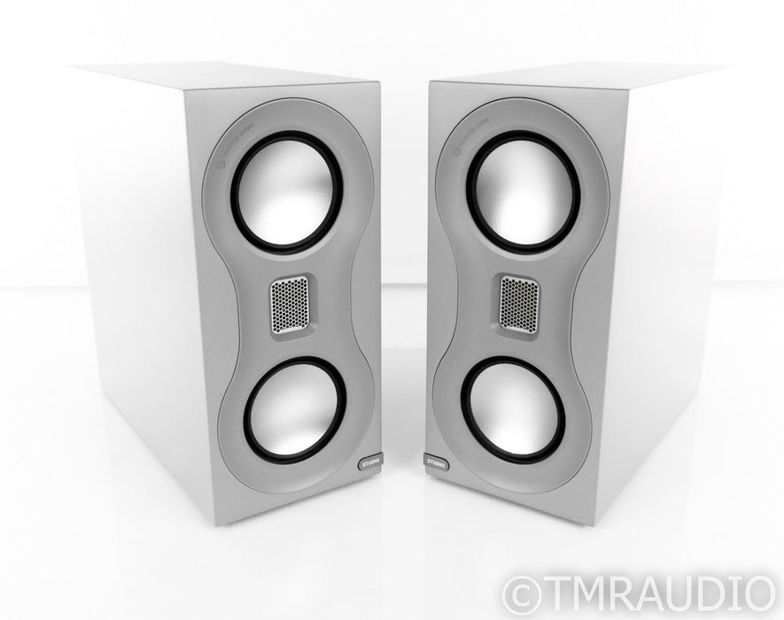 Monitor Audio Studio Bookshelf Speakers; Satin Gray Pair
