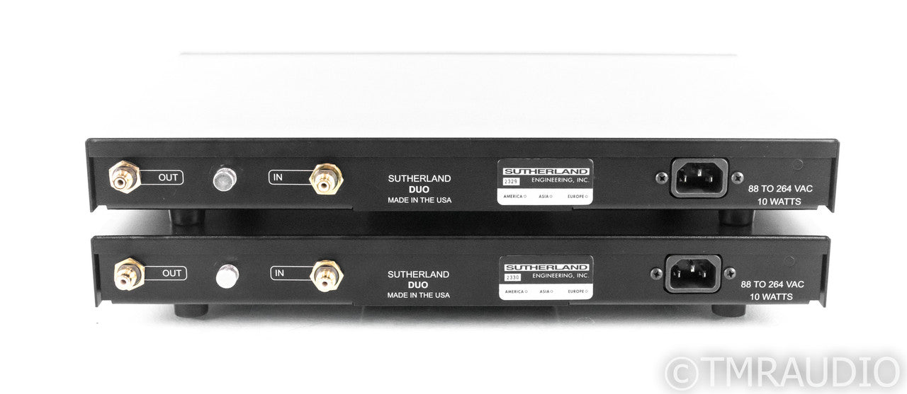 Sutherland Engineering DUO Dual MM / MC Dual Mono Phono Preamplifier